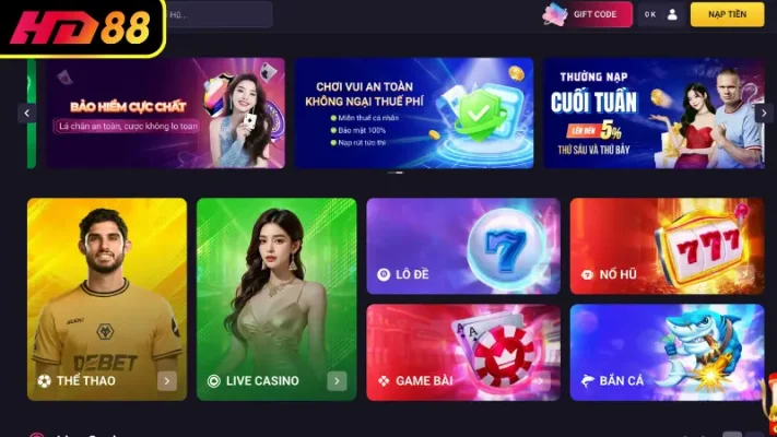 Tổng quan về nhà cái HD88